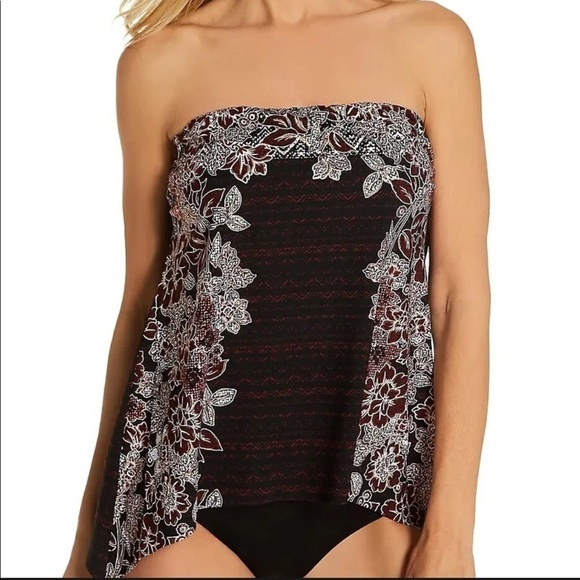 MIRACLESUIT TAMARIND Mendhika Bandini Tankini Swim Top, US 10 - Picture 1 of 6